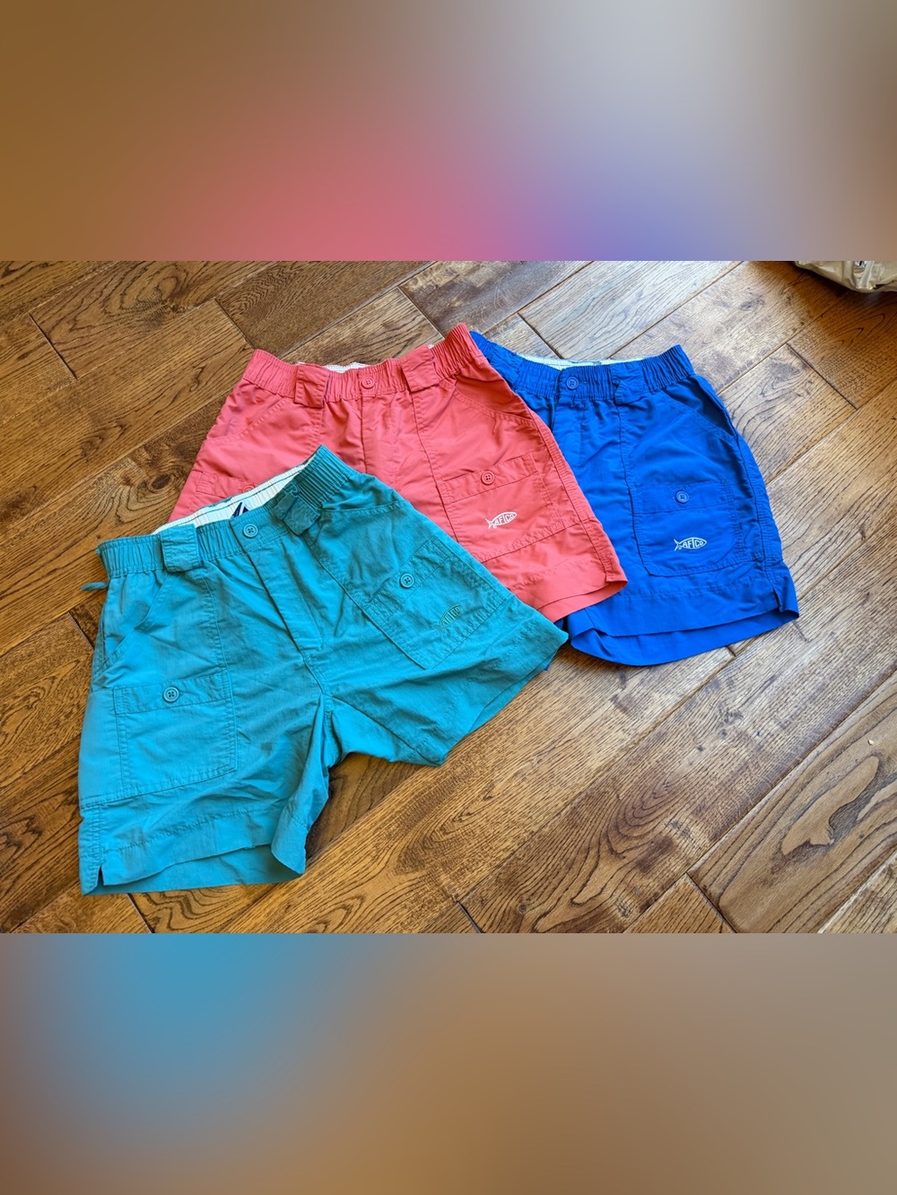 AFTCO Shorts for Boys size 26 listing is for all 3 pair smoke pet free home